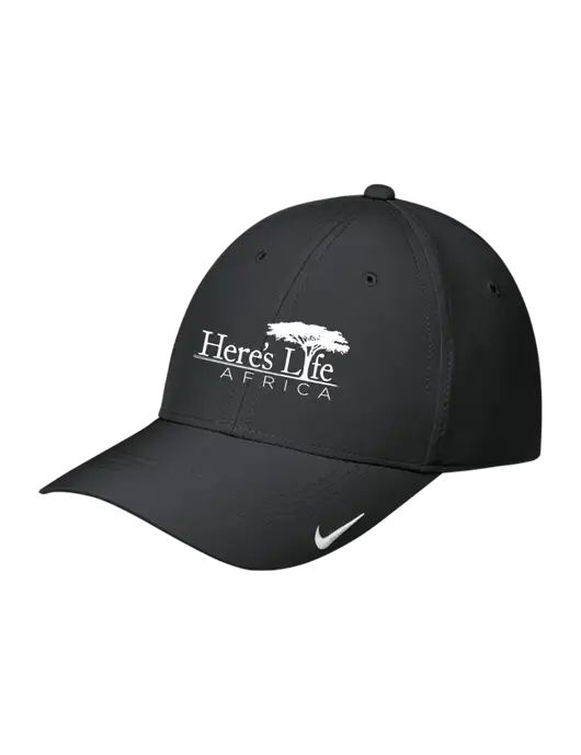 Nike Black Dri-FIT Legacy Cap w/Here's Life Africa Logo