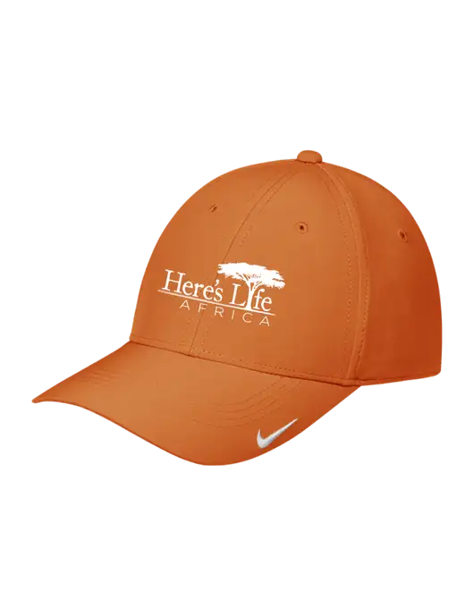 Nike Burnt Orange Dri-FIT Legacy Cap w/Here's Life Africa Logo