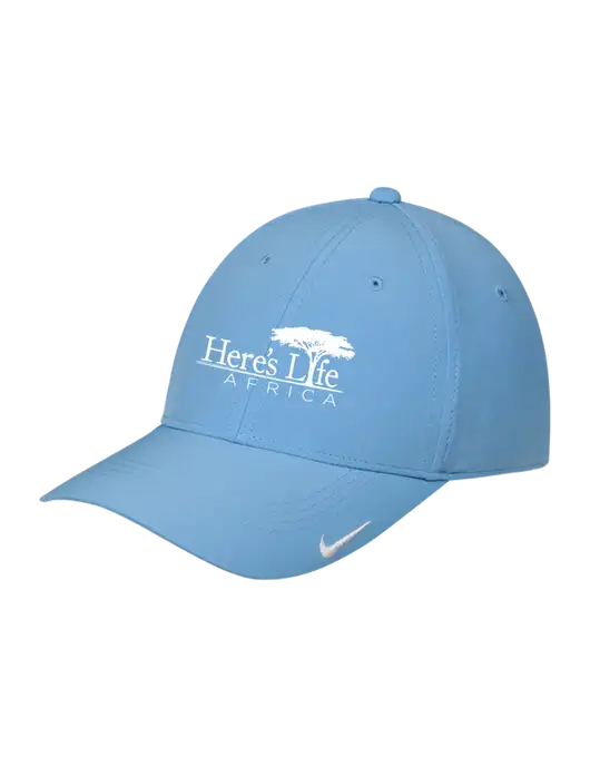 Nike Light Blue Dri-FIT Legacy Cap w/Here's Life Africa Logo