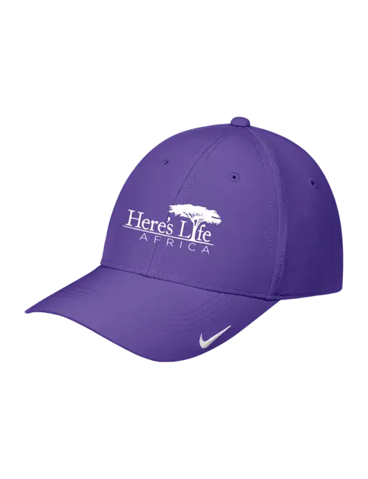 Nike Purple Dri-FIT Legacy Cap w/Here's Life Africa Logo