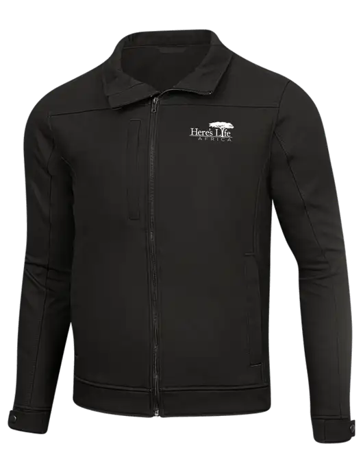Cornerstone Black Duck Bonded Soft Shell Jacket w/Here's Life Africa Logo