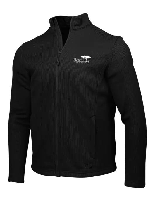 OGIO Blacktop Grit Fleece Jacket w/Here's Life Africa Logo