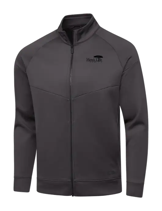 OGIO Dark Grey Endurance Modern Performance Full-Zip w/Here's Life Africa Logo