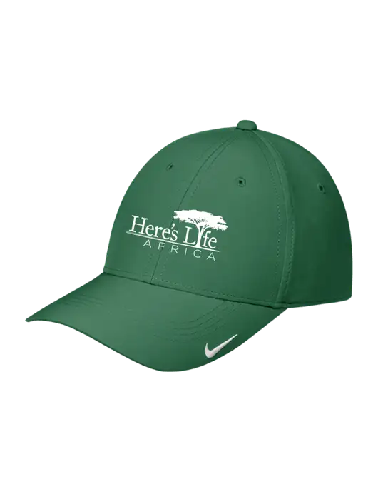 Nike Dark Green Dri-FIT Legacy Cap w/Here's Life Africa Logo