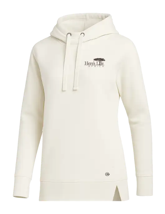 OGIO Ivory Luuma Pullover Fleece Hoodie w/Here's Life Africa Logo